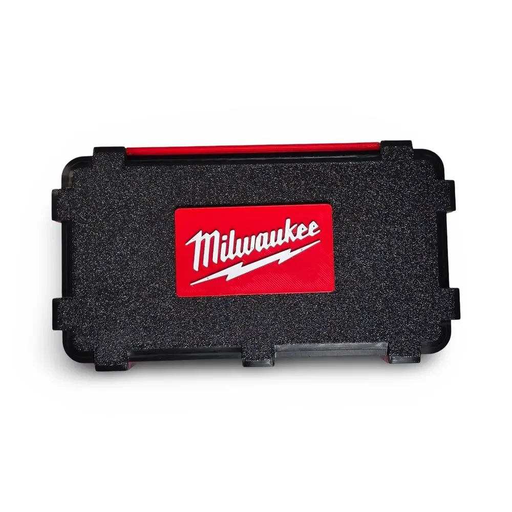 Milwaukee PACKOUT Themed Pencil XL Box | Heavy-Duty Desk & Workbench Organizer